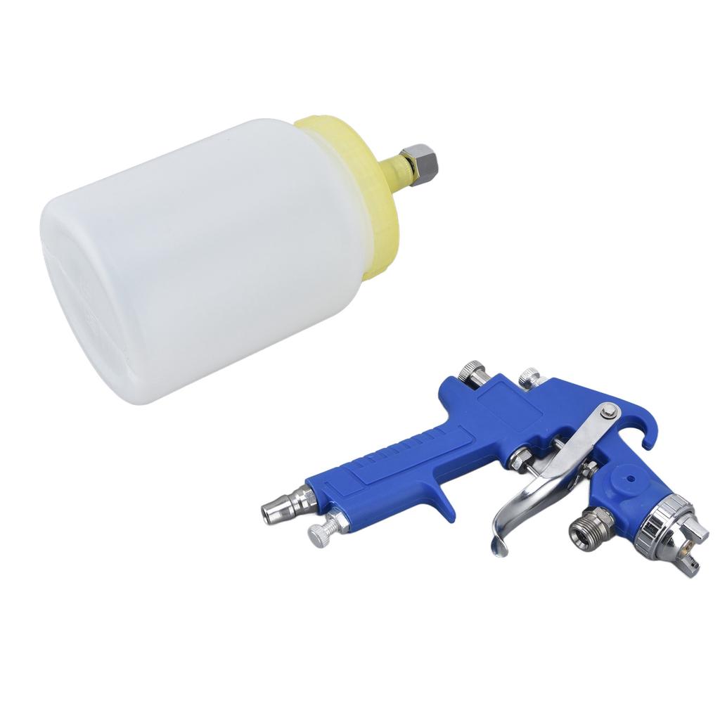 1000ml 3mm Sifon Pnömatik Hava Tabancası Astar Boyama Tabancası Boyama Aleti Mavi