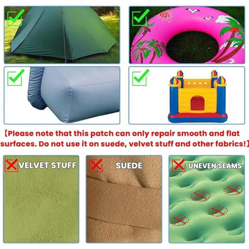 Self-Adhesive Repair Patches TPU Pool Patches Inflatable Pool Patches for Pool