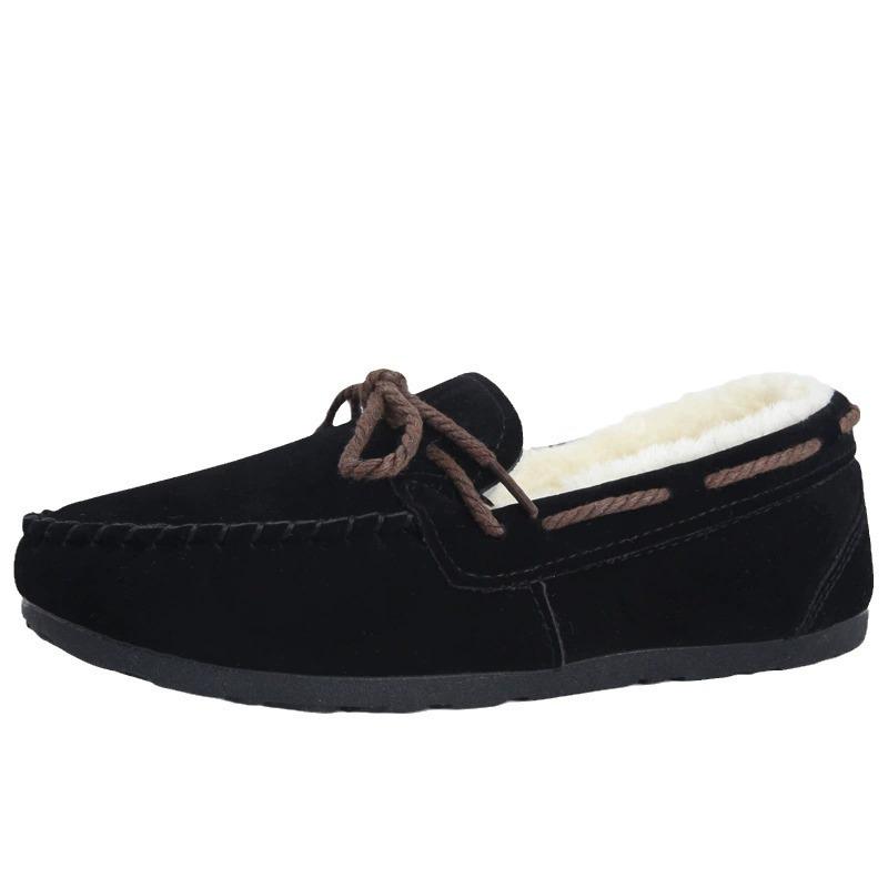 Doudou Shoes Women's Winter Velvet New Shoes Fluffy Shoes Women Wear Autumn and Winter Cotton Shoes Women