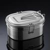 Lunch Box, Lunch Box, Double Lunch Box, Portable Cooker with Handle, Stainless Steel Large Capacity