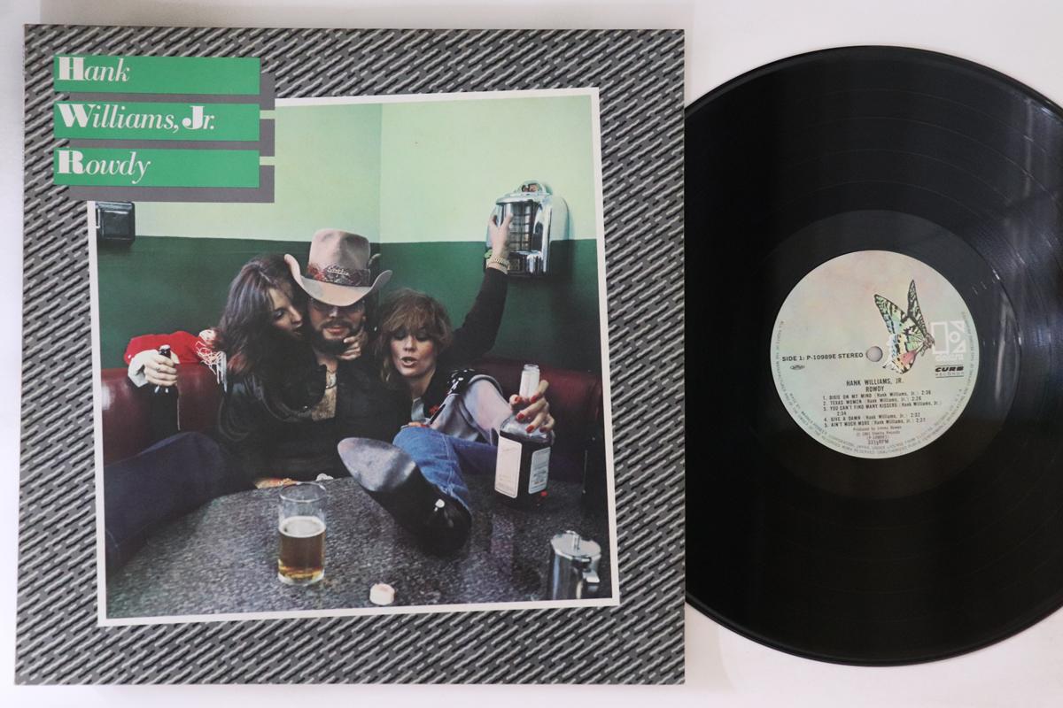 

LP Record HANK WILLIAMS JR. - Rowdy P10989E ELEKTRA 1981 Japan Folk Used