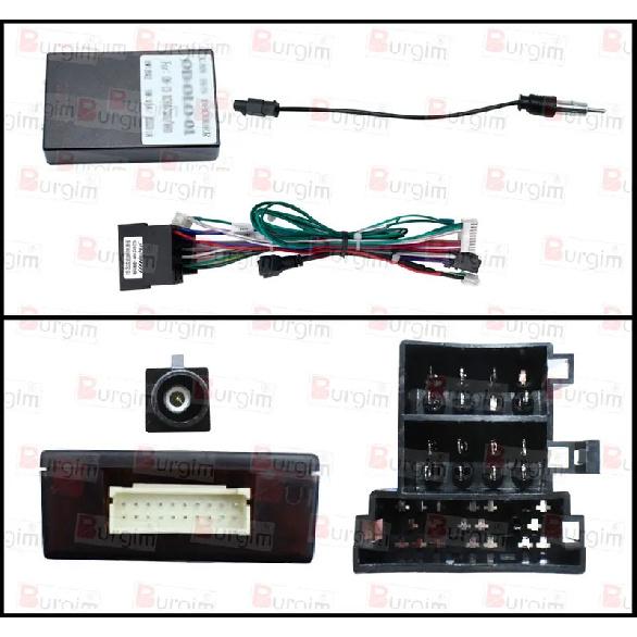 Car Radio Fascias Frame For Iveco Daily 2014-2022 9 inch 2DIN Stereo Panel Wiring Harness Power Cable Adapter Canbus Decoder