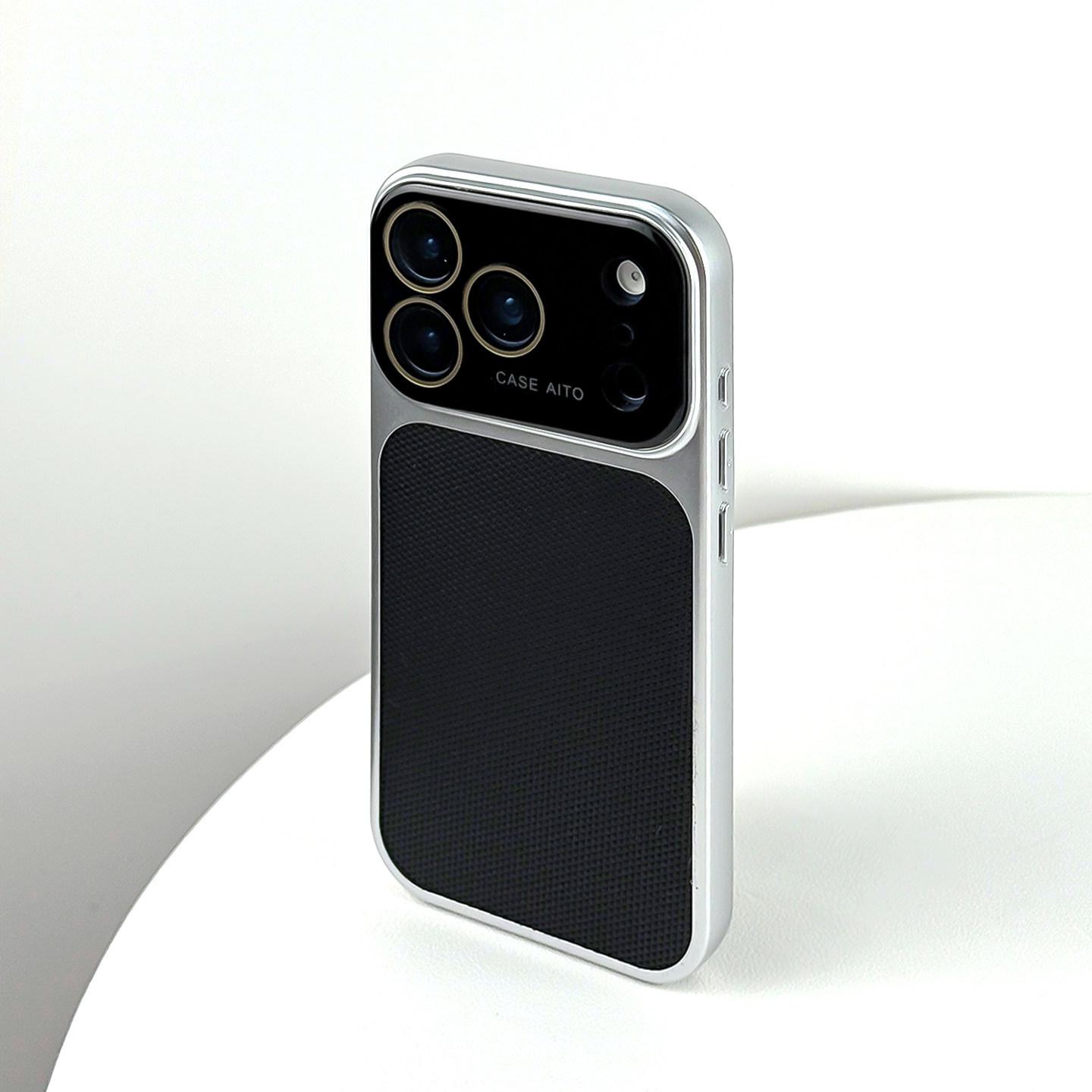 

iPhone17PROMAX Waffle Pattern Case with 17 Windows & Apple 16 Lens Film 14 PROMAX