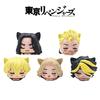 5-piece Tokyo Avenger Cat-ear Sleeping Handmade Pvc Figures Set