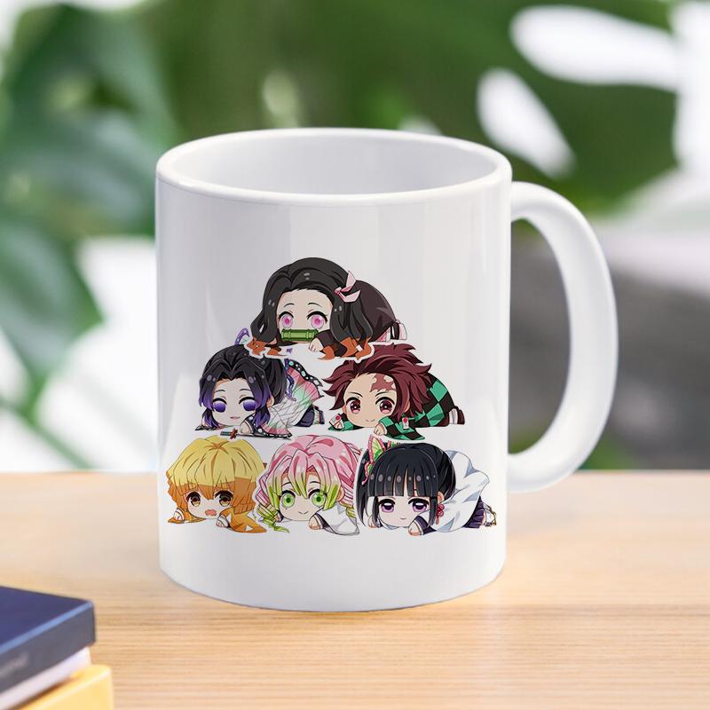 

Аніме Demon Slayer Чашки Kimetsu No Yaiba Kochou Shinobu Kamado Nezuko Мультфільм Чашки для кави 300 мл 11