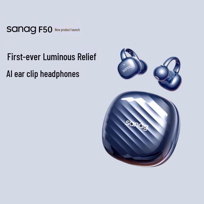 

SANAG F50 Open-Ear Clip-on Bluetooth Headphones