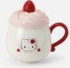 Cute Sanrio Japan Hello Kitty Strawberry Whipped Cake Mug From