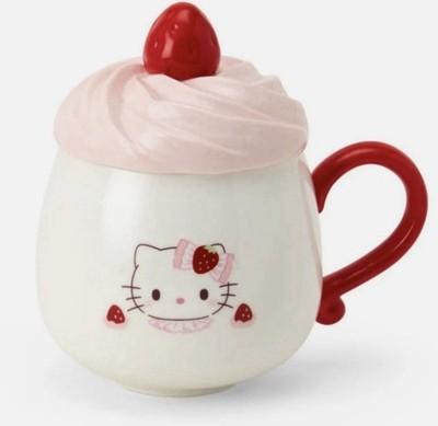 милая Sanrio Япония Хелло Китти Клубничный взбитый торт кружка От