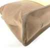 HERMES Bicolor Kabak Elan PM Shoulder Bag Tote Bag Leather/Canvas Beige/yellow