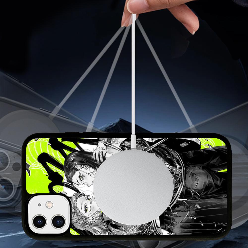 A-Aya O-Oosawa K-Koga M-Mitsuki Phone Case Magnetic Case For IPhone 16 14 13 12 11 15 Pro Max Plus For Magsafe Wireless Charge