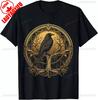 Odins Ravens Hugin Munin Viking Tee Norse Mythology Unisex Streetwear Y2k Vintage Ragnark Festival Gift Tshirt 2025