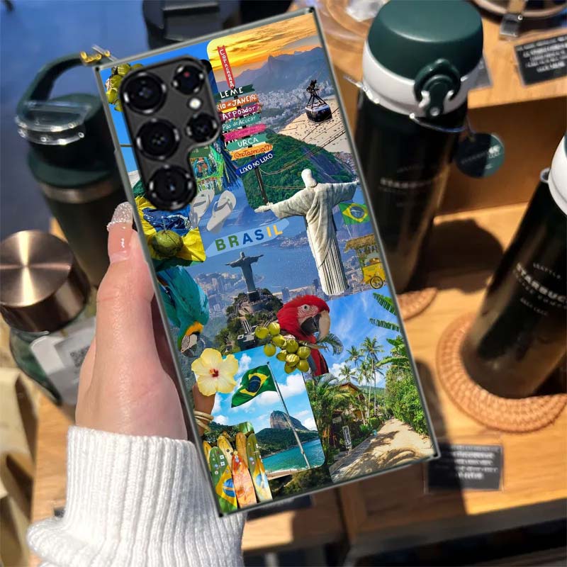 City Brazil Rio de Janeiro Cases Phone Case for Samsung Galaxy S26 Ultra S25 Edge S24 S23 FE S21 Plus S20 S22 S10 Cover TPU Capa