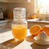 With Cup Glass Water Bottle Transparent Cold Pitcher Household Water Jug  Afternoon Tea