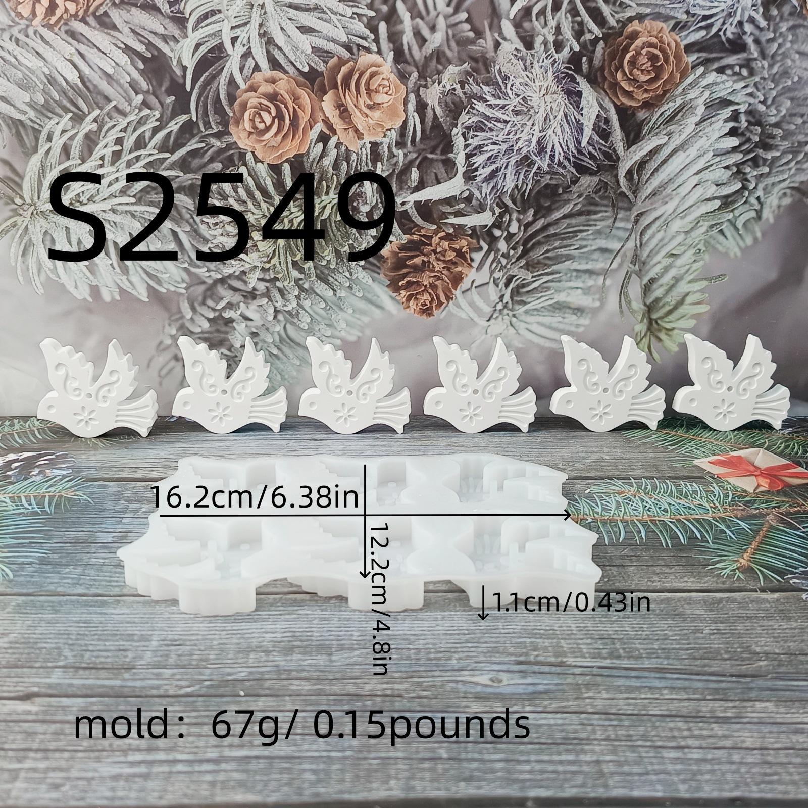 

DIY Bird Pattern Silicone Mold for Plaster Concrete Cement Hanging Pendant Ornament Handmade Craft Making