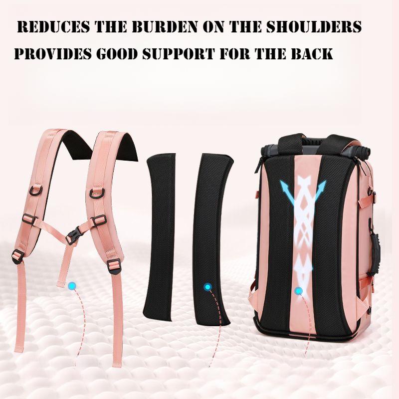 60L Large Capacity Travel Shoulder Bag Female Multifunctional Luggage Bag Handheld Crossbody Wash Bag Men's Backpacks