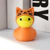 3D Printed Duck Figurine Funny Tiger/Crocodile/Shark Duck Statue Collectible Duck Ornament for Bathroom Home