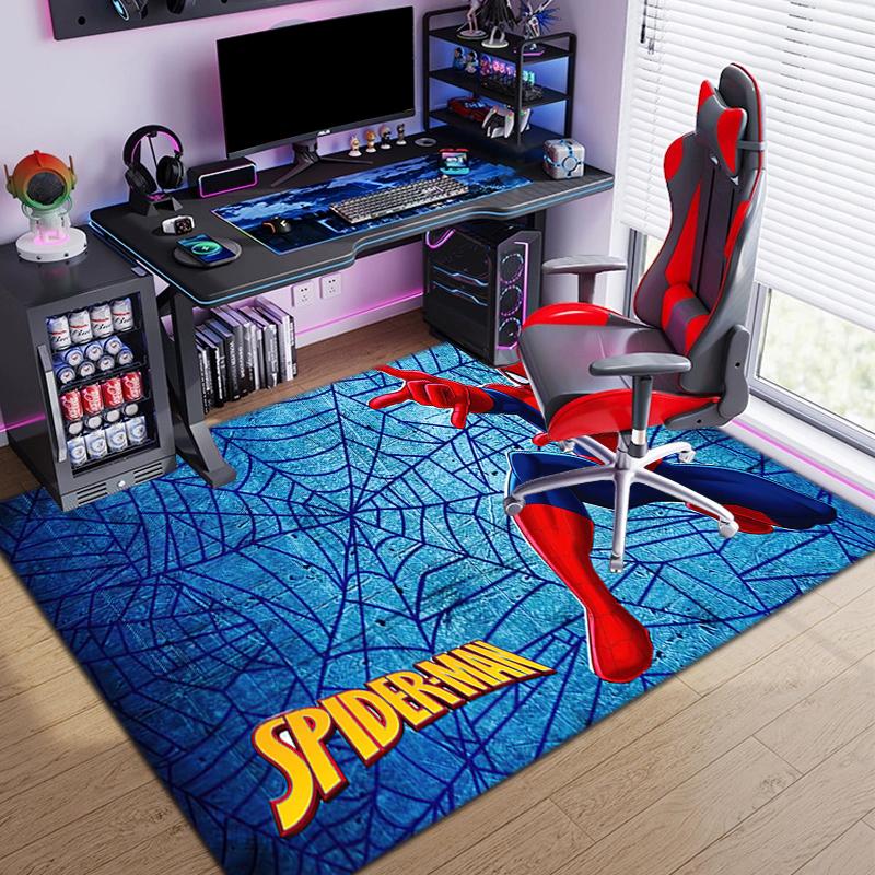 1PC Spider-Man Rug - home decoration Carpet For Living Room Bedroom Flooring Computer Chair Area Rug