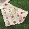Cherry Triangle Hair Scarf Gilrs Holiday Retro Hair Bands for Women Makeup Styling Bandana Headwarp Headwear Accessories