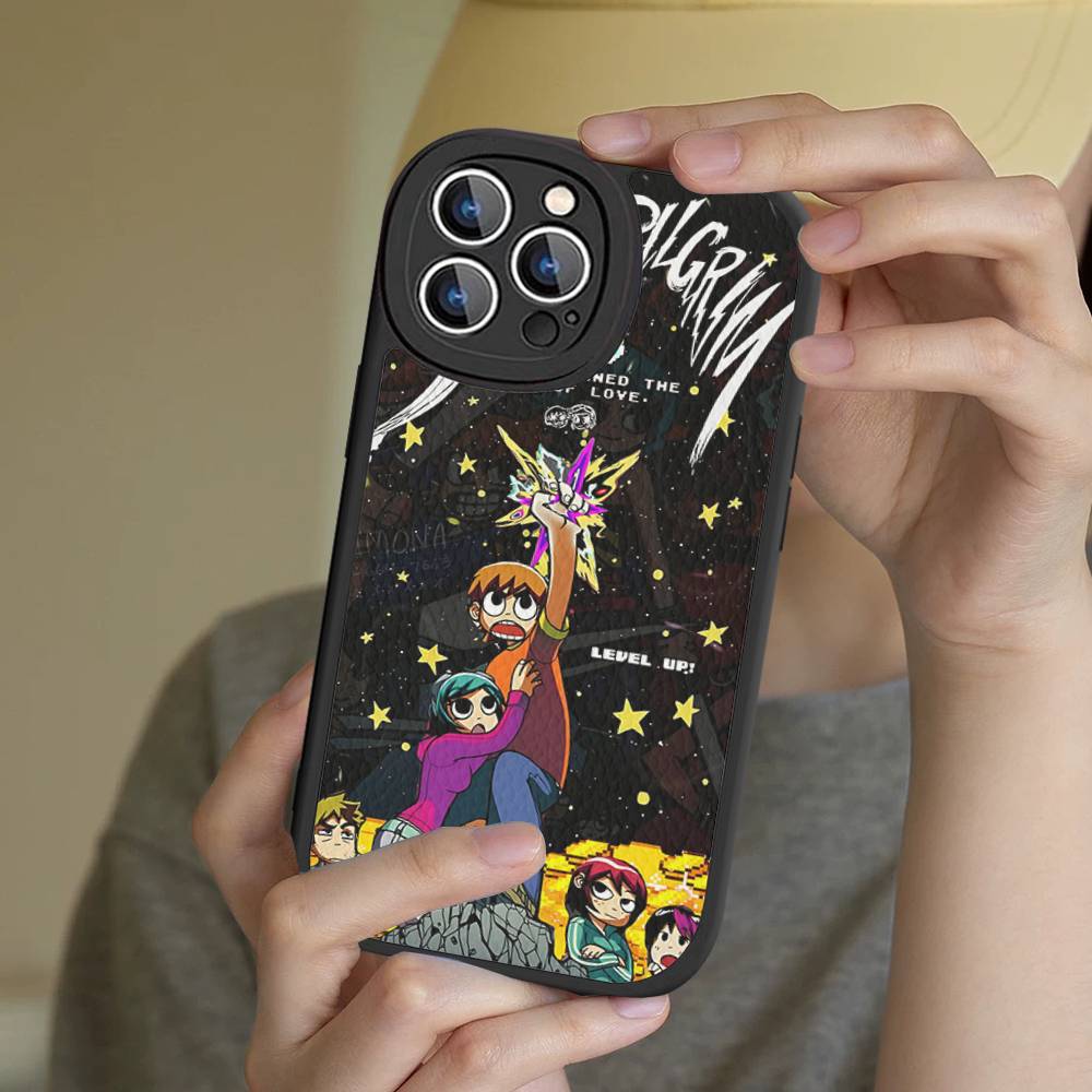 

Comedy Film Scott Pilgrim VS The World Phone Case For IPhone 11 12 13 14 15 16 Pro Max Plus Leather Cover iphone X