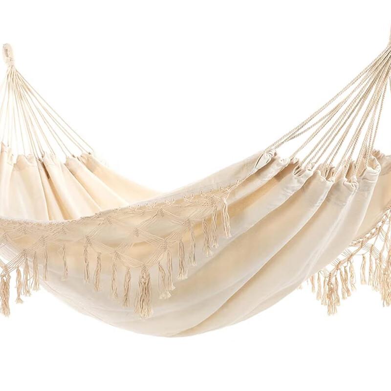 IOSN Exotic Tassel Double Outdoor Hammock