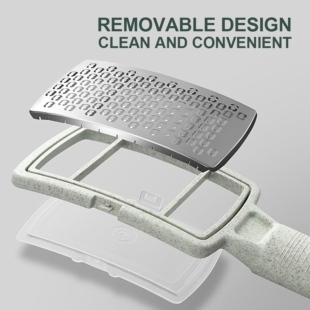 1pc Stainless Steel Pedicure Foot File, Handheld Foot Scrubber, Easy to Remove Callus Dead and Hard Skin for Both Wet and Dry Feet - Foot Care Tool