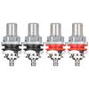 Monoso C401R 4Pcs RCA Socket Terminal Pure Copper Rhodium Plated Signal Terminal