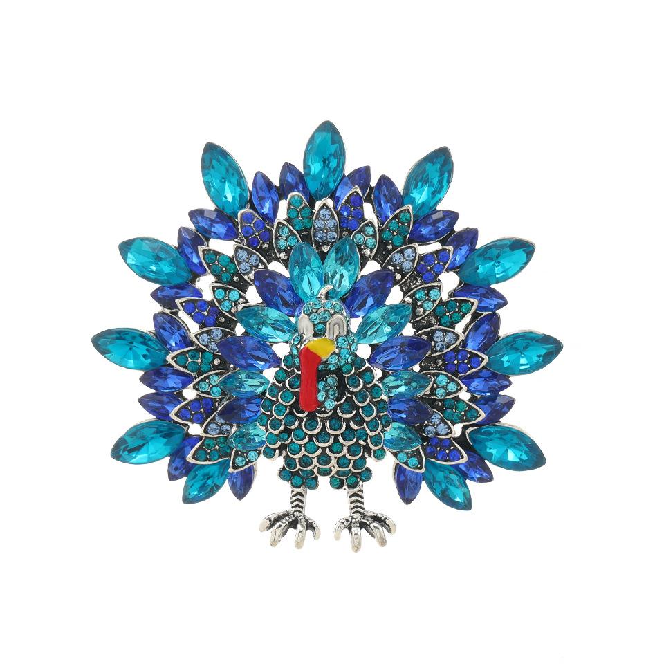 Retro Fashion Turkey Brooch, Creative Thanksgiving Funny Animal Brooch, Personalized Coat Chest Flower Accessory
