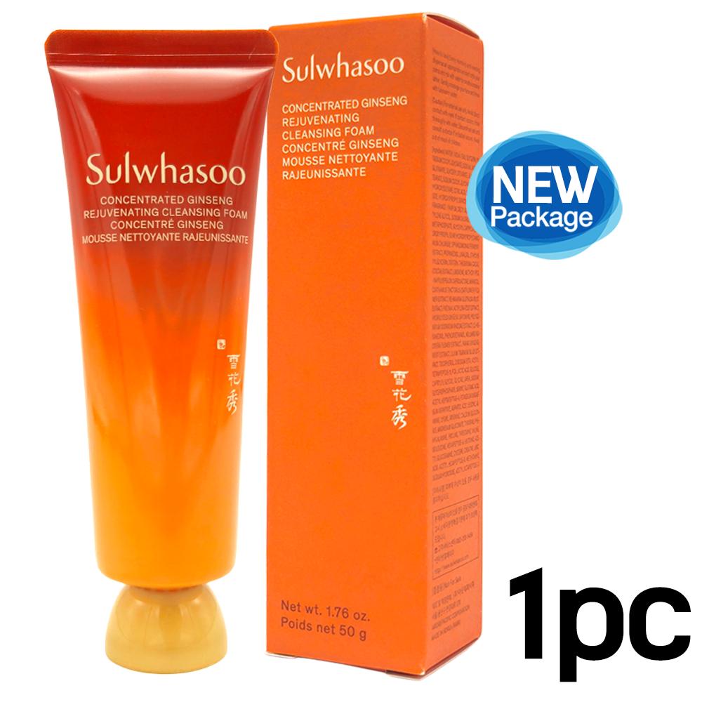 [SULWHASOO] Concentrated Ginseng Rejuvenating Cleansing Foam 50g (Sample) 50g X 1pc (total 50g)