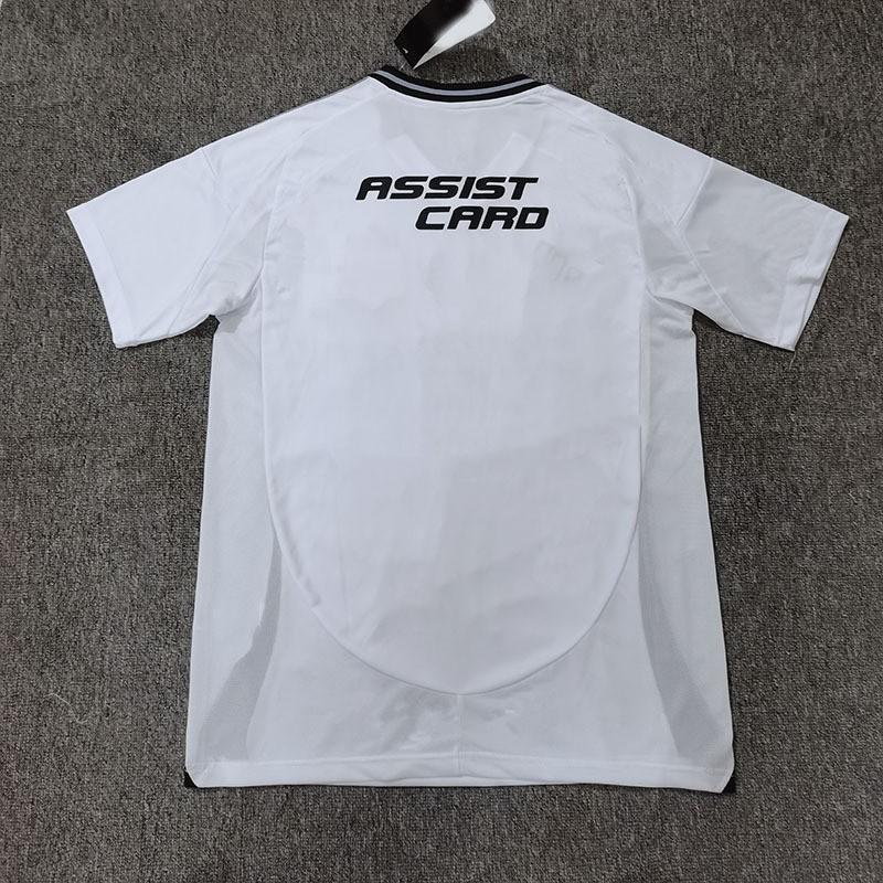 גופיית כדורגל קצרה לגברים, ערכה ביתית Colo-Colo 2025-2026, גרסת אוהדים, סיבי במבוק, ביגוד ספורט פונקציונלי
