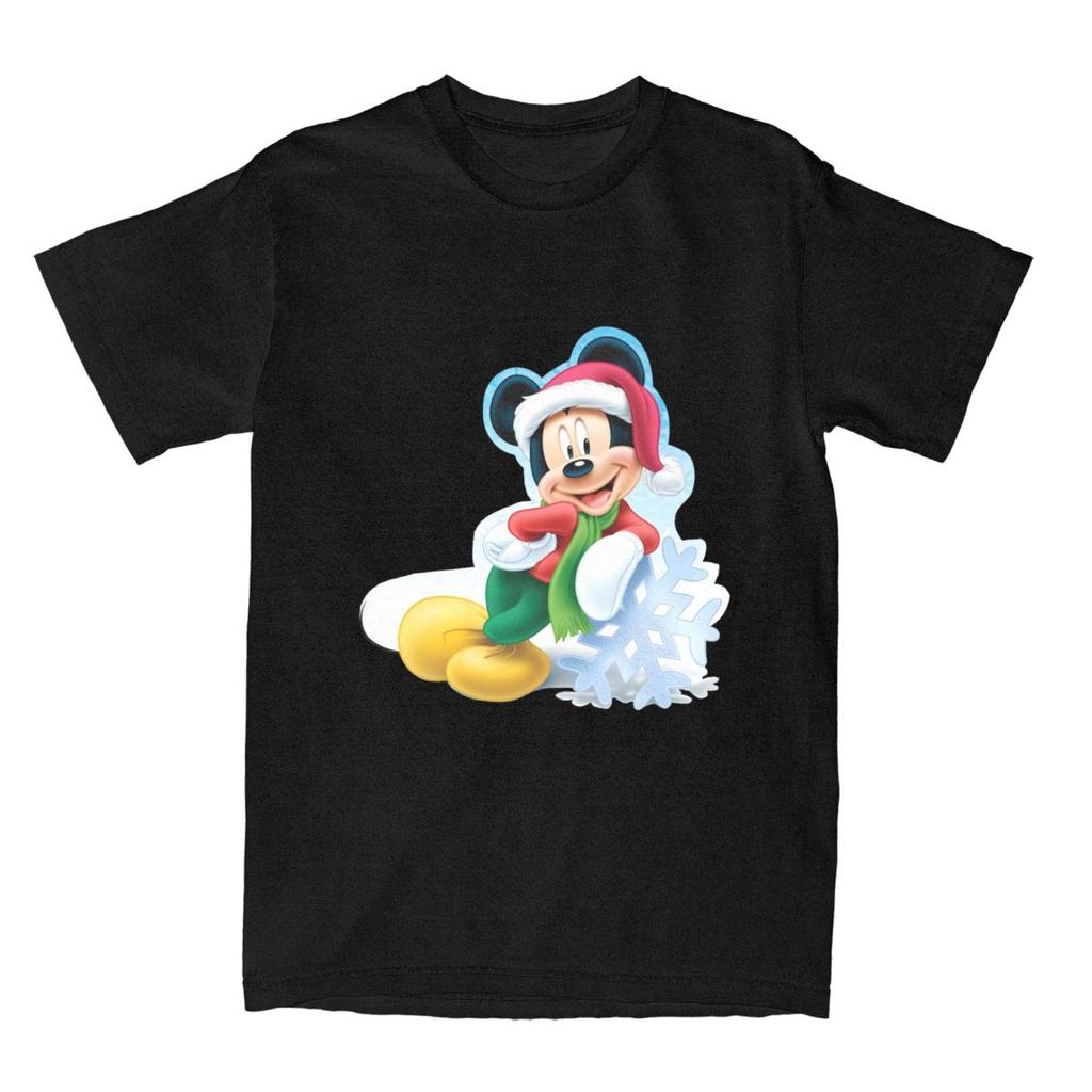 Streetwear T-Shirt Minnie Mickey Mouse Cotton T-Shirts Novelty Tshirt for Adult Child Summer Y2K Fun Pattern Short Sleeve Tops