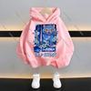 Kids Cartoon KPop Demon Hunters Hoodie 2025: Cool Hooded Pullover Sweatshirt For Boys Girls Casual Fashion Top