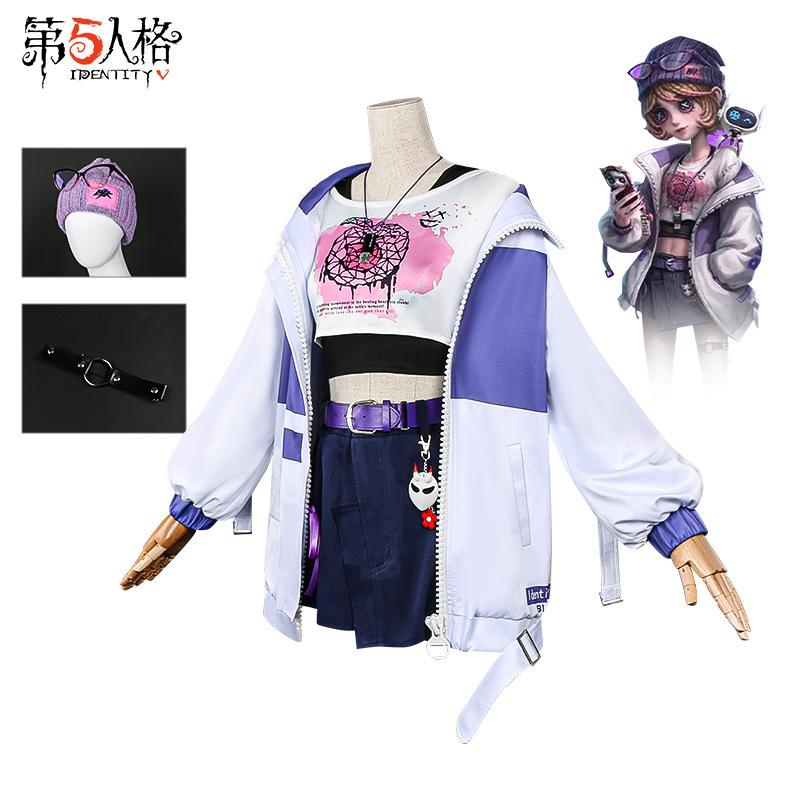 The Fifth Personality Mechanic Cos Suit, the Mechanic Tracy Cosplay Suit, the Captain of the BLK Team of the Second E-sports Team