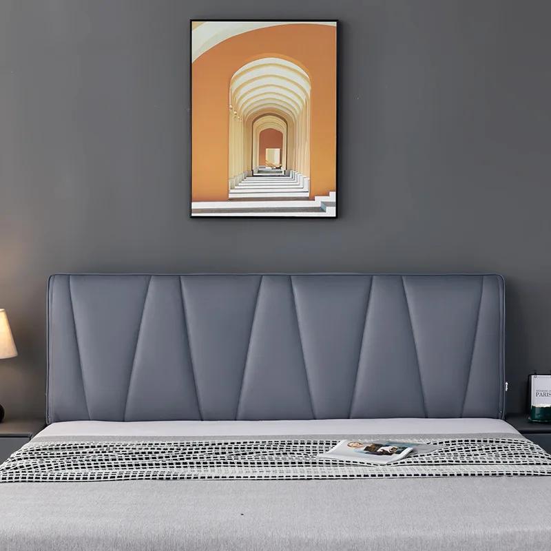 Abriebfester Bezug für Bettkopfteile, dicker, elastischer Stoff mit All-Inclusive-Technologie, staubdichter Bezug für die Bettrückenlehne