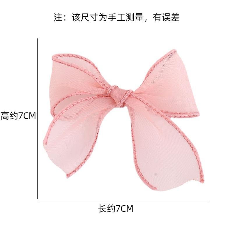 Mesh Bow Accessories Work In Progress Diy Hair Accessories Clothing Accessories Ribbon Bow Accessories Factory