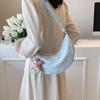 New Sweet and Cute Canvas Bag Trendy Simple Dumpling Bag Student Bag Versatile Bag