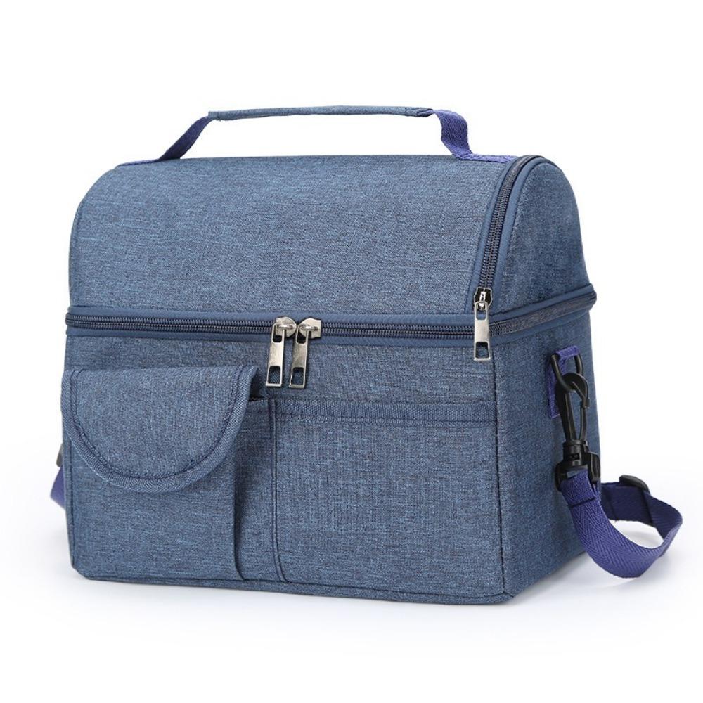 Thermal Lunch Bag Waterproof Cooler Pack Portable Mommy Bag  Office