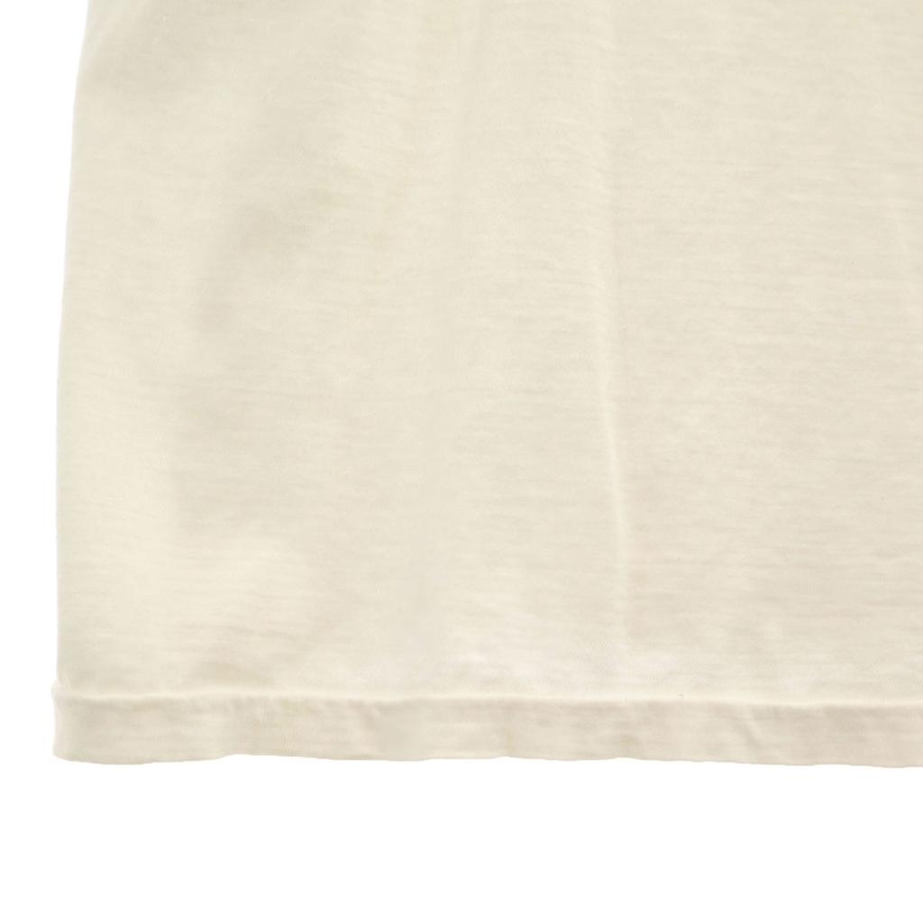 OLD 80s 90s Short sleeve Single stitched printed logo T-shirt white Men's Used