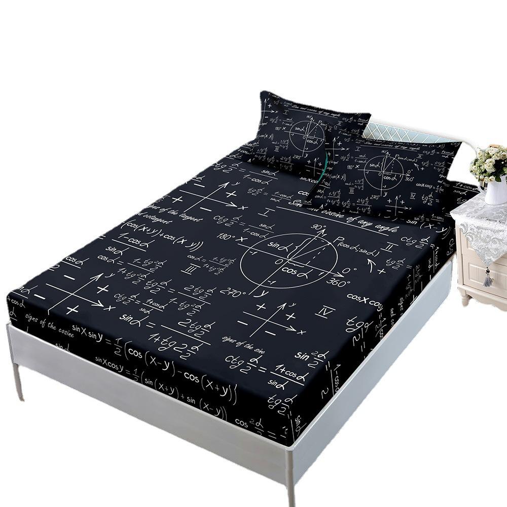 Three-Piece Mattress, Bedspread, Geometric Mathematics Learning, Mattress Protective Cover