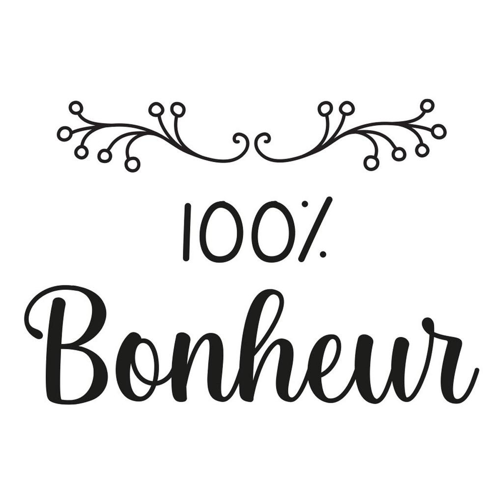 Les Trésors De Lily [R6011] - Planche de stickers '100% Bonheur' - 50x70 cm