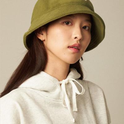 TNP TTTFAACU61_WH LABEL FLEECE BUCKET CAP