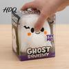 Ghost Sensory Toys 1/2Pcs Halloween Cartoon Squeeze Toy, Bow Stress Relief Calming Toy White Fidget for Kids Adults Party Favors Gadget