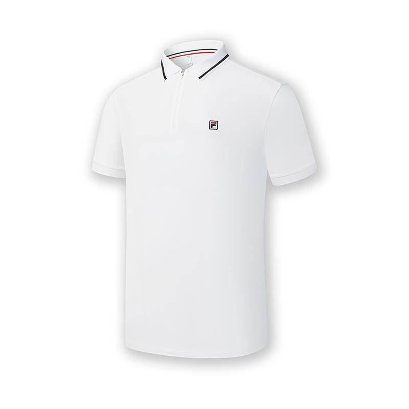 New FILA Polo Shirt Men's Jade White A11M523106F-WT