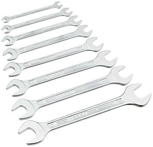 

Hazet 450N/8RS 8 Piece 6X7-21X22 Double Open-End Wrench Set