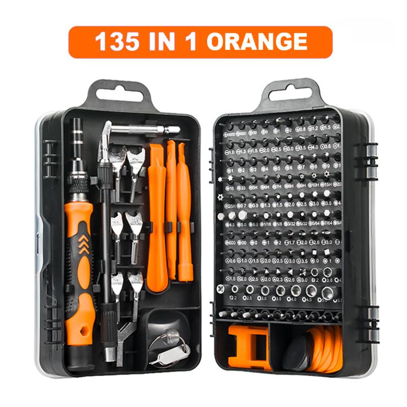 135 In 1 S2 Precision Screwdriver Set Electronics Magnetic Repair Tool Kit Micro for Computer, PC, Laptop, Phone, Mac