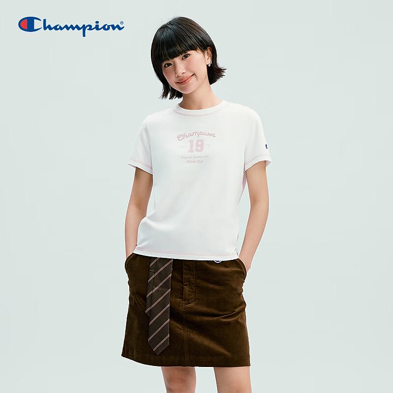 Champion Women s Short Sleeve Round Neck Graphic Top XL