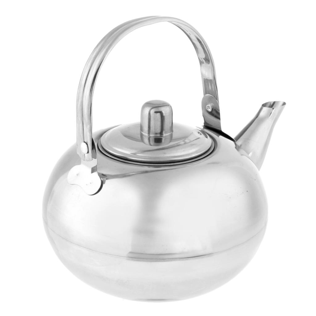 Camping Stainless Steel Tea Kettle Water Pot 1L 1.5L L