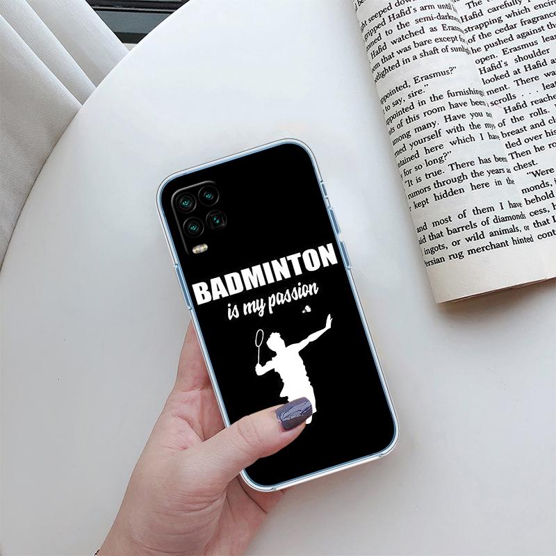 

RA6 Badminton Sports Transparent Phone Case for Samsung Galaxy A04 A04S A14 A23 A34 A54 M23 M33 M52 M53 Galaxy A23
