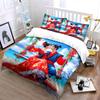 Romantic Couple on a Swing by the Beach Print Bedding Set Duvet Cover Pillowcases (1* Duvet Cover 2* Pillowcases Do Not Include Comforter)