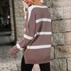 Casual Sweater 2025 New Women's Autumn V-neck Striped Sweater for Women