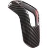 ABS Plastic Car Center Console Gear Shift Knob Cover Trim for Land Rover Defender 110 2020 (Carbon Fiber Style)